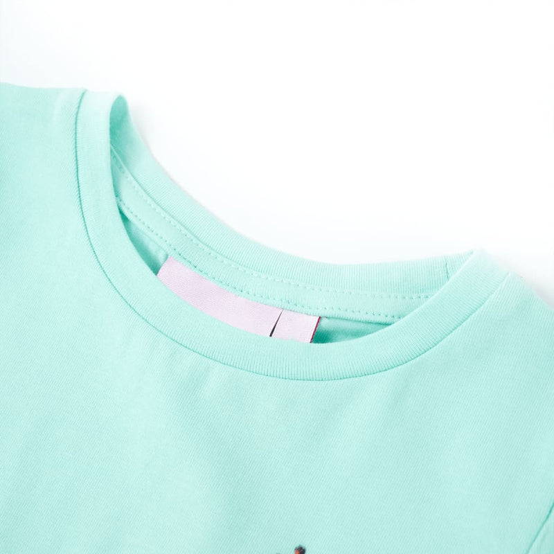 Load image into Gallery viewer, Vidaxl kindershirt 140 lichtzeeblauw
