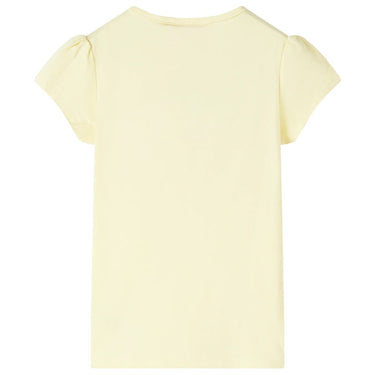 Vidaxl kindershirt 92 zachtgeel