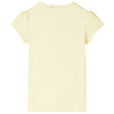 Vidaxl kindershirt 116 zachtgeel