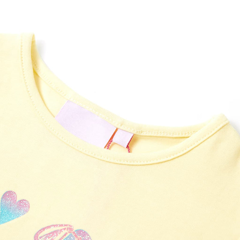 Load image into Gallery viewer, Vidaxl kindershirt 128 zachtgeel

