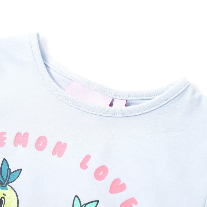 Load image into Gallery viewer, VidaXL Kindershirt 116 lichtblauw
