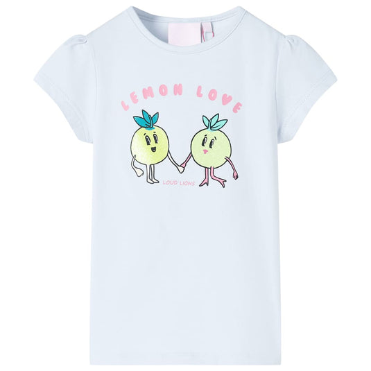 Vidaxl kindershirt 140 lichtblauw