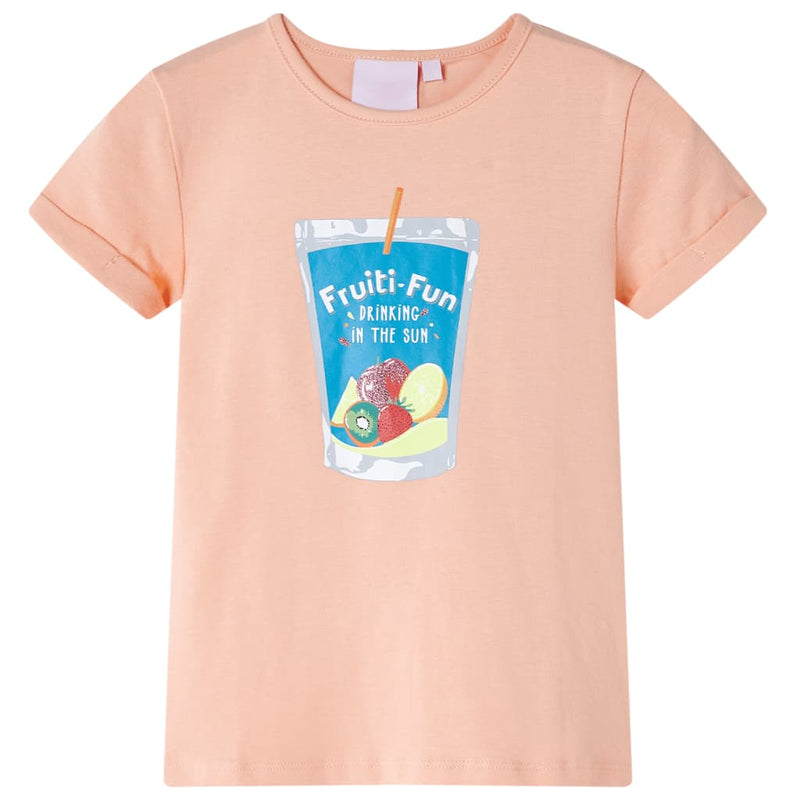 Load image into Gallery viewer, VidaXL Kindershirt 128 lichtoranje
