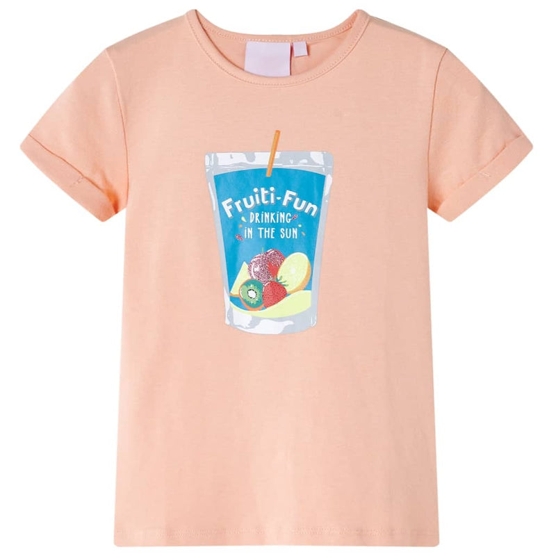 Load image into Gallery viewer, VidaXL Kindershirt 140 lichtoranje
