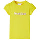 VidaXL Kindershirt met kapmouwen 92 felgeel