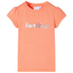 VidaXL Kindershirt met kapmouwen 92 neonoranje