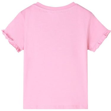 Vidaxl kindershirt met korte mouwen 116 felroze