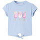 VidaXL Kindershirt 92 blauw