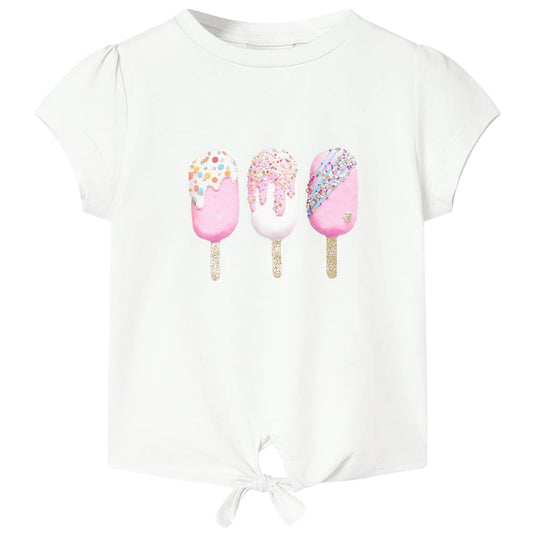 Vidaxl kindershirt 104 ecru