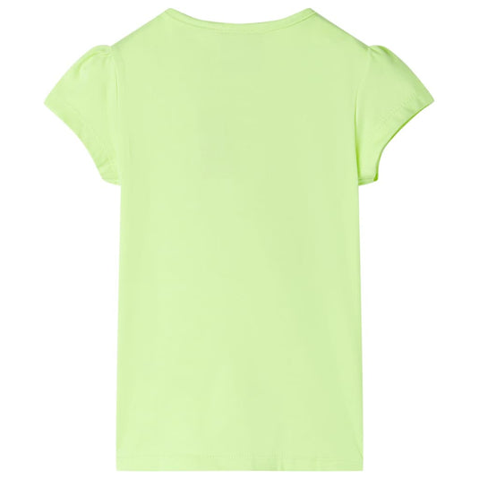 VidaXL Kindershirt 92 neongeel