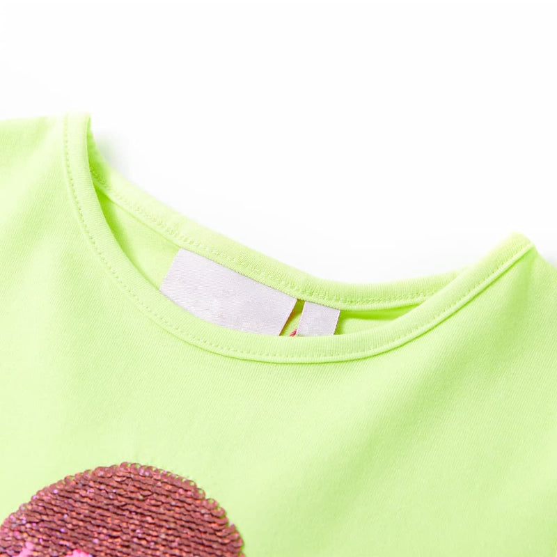Load image into Gallery viewer, Vidaxl kindershirt 128 neongeel
