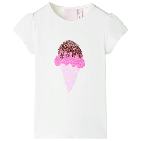 VidaXL Kindershirt 92 ecru
