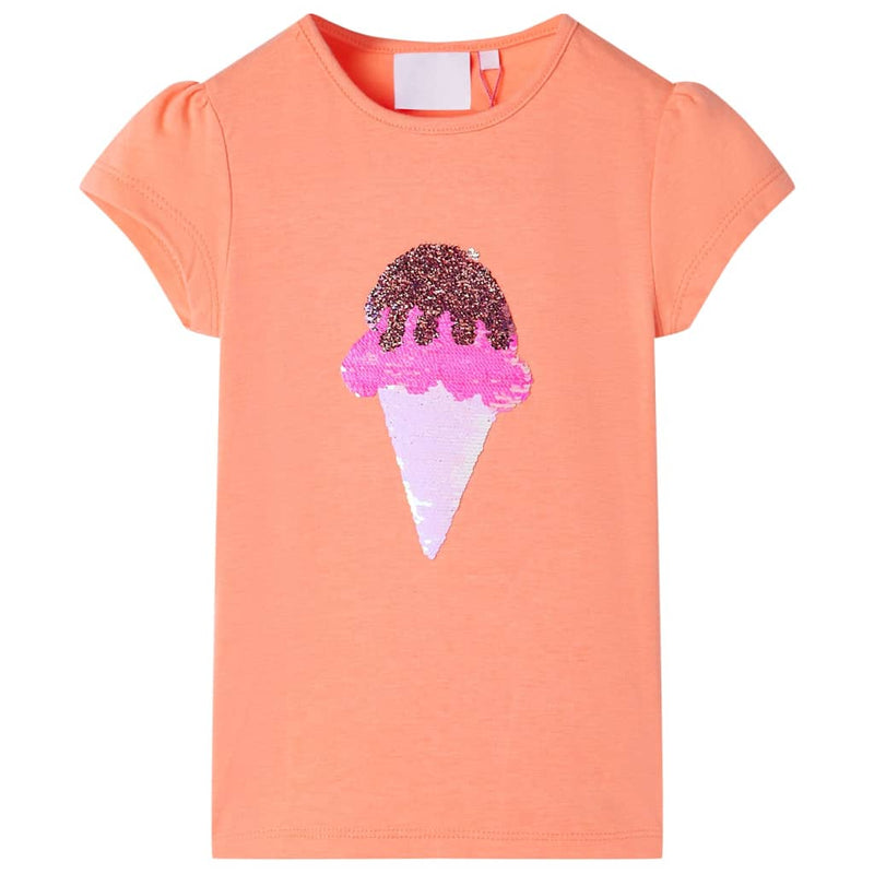 Load image into Gallery viewer, VidaXL Kindershirt 116 neonoranje
