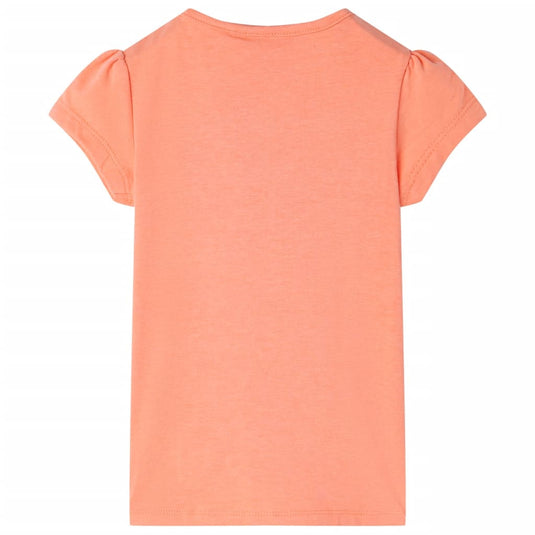VidaXL Kindershirt 140 neonoranje