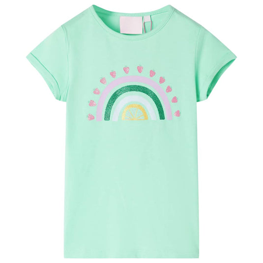 Vidaxl kindershirt 92 felgroen