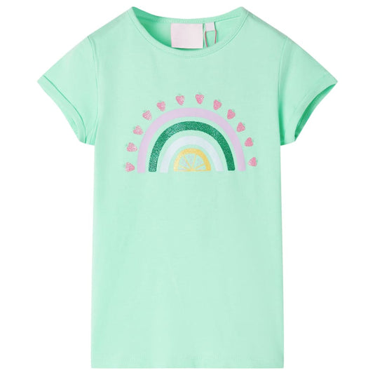 Vidaxl kindershirt 104 felgroen