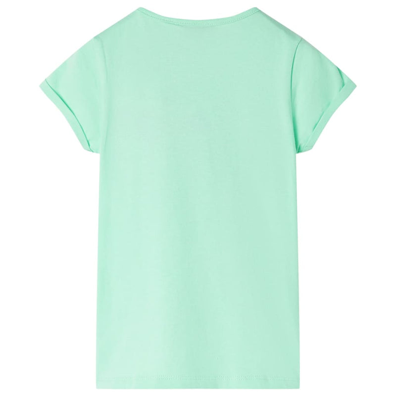 Afbeelding laden in galerijviewer, Vidaxl kindershirt 104 felgroen
