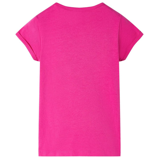 Vidaxl kindershirt 92 donkerroze
