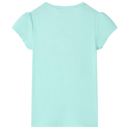 VidaXL Kindershirt 104 lichtzeeblauw