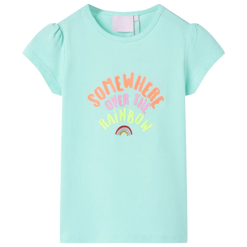Load image into Gallery viewer, VidaXL Kindershirt 116 lichtzeeblauw
