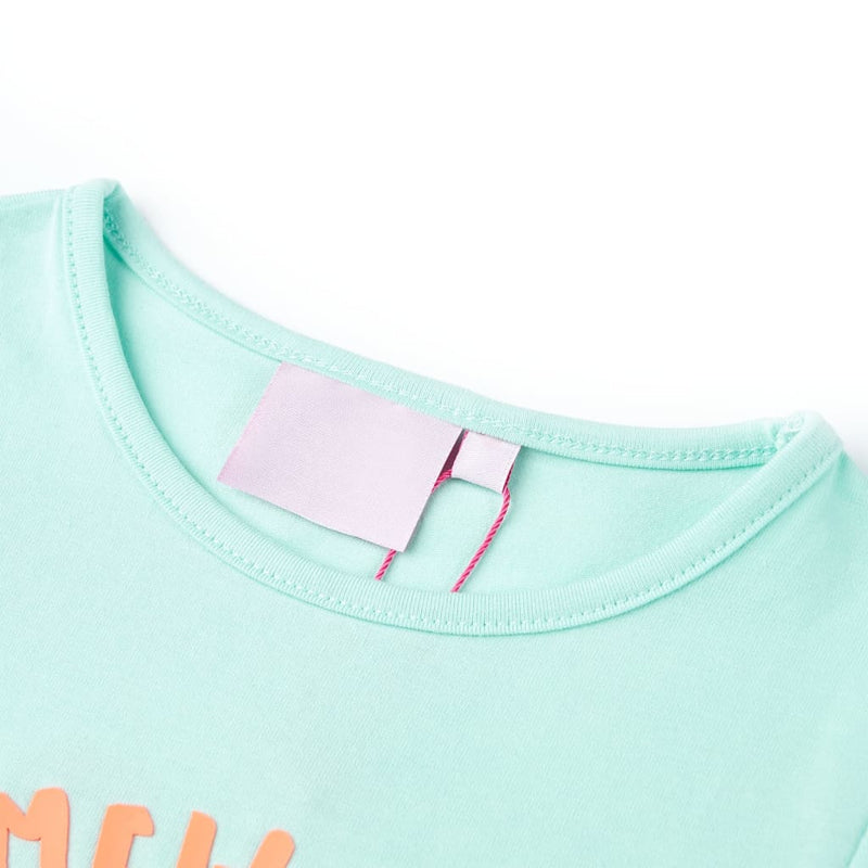 Load image into Gallery viewer, VidaXL Kindershirt 128 lichtzeeblauw
