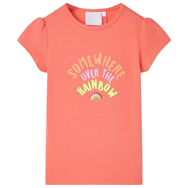 Load image into Gallery viewer, VidaXL Kindershirt 92 koraalkleurig
