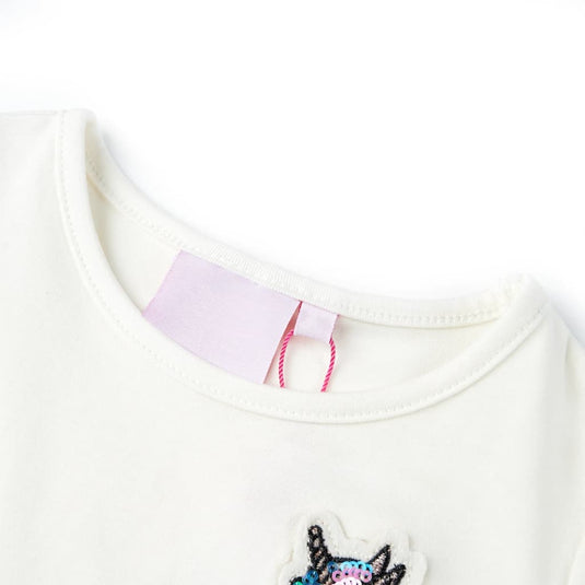 VidaXL Kindershirt 128 ecru