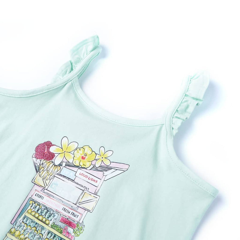 Load image into Gallery viewer, VidaXL Kindertopje 116 lichtmintkleurig
