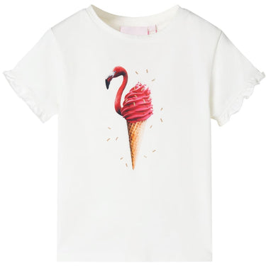 Vidaxl kindershirt 104 ecru