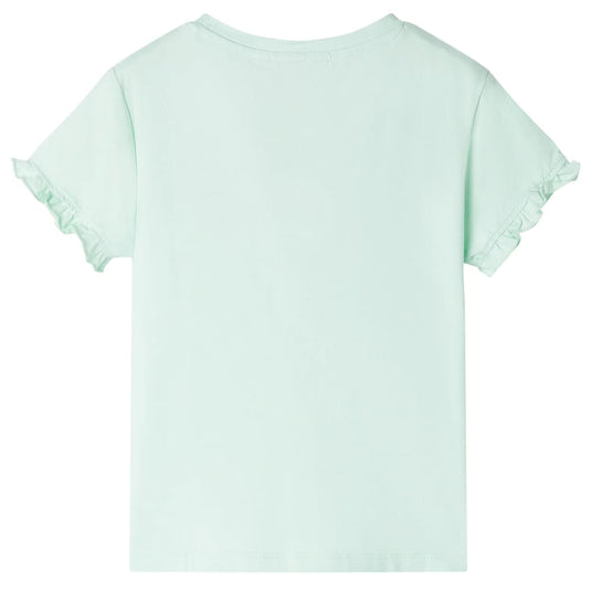 VidaXL Kindershirt 116 lichtmint