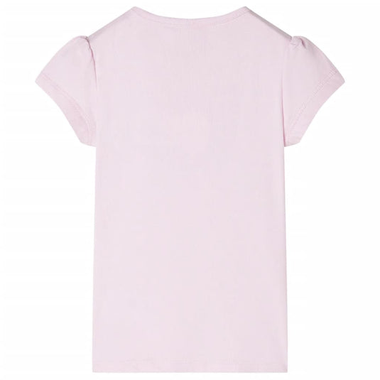 Vidaxl kindershirt met kapmouwen 104 zachtroze