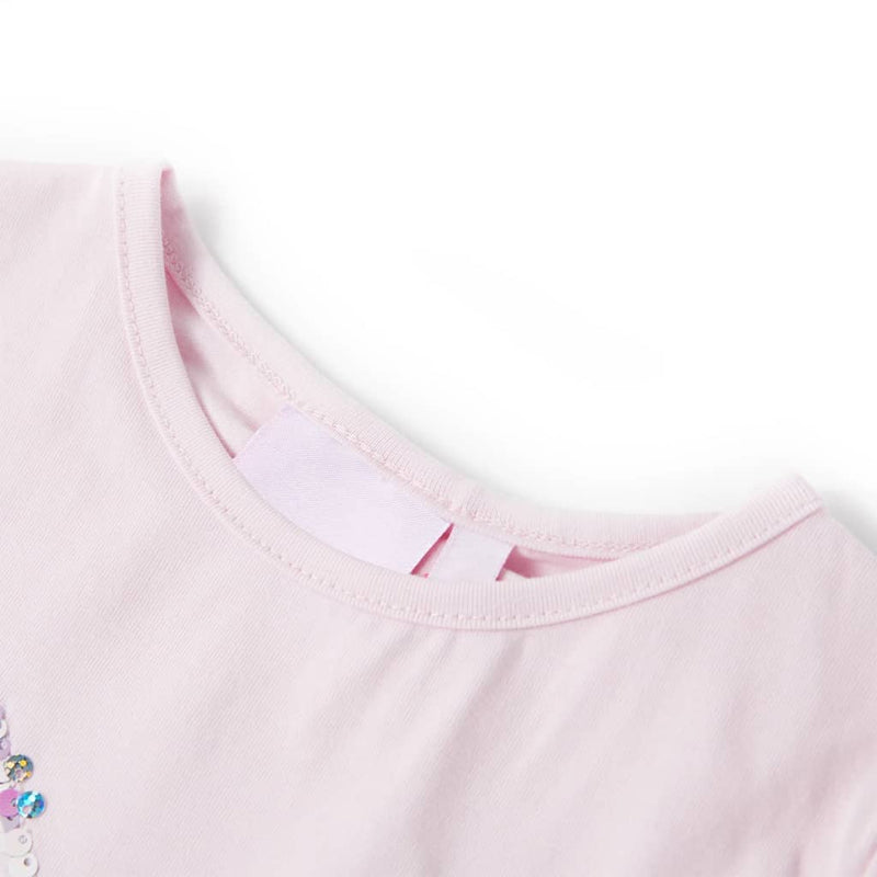 Load image into Gallery viewer, Vidaxl kindershirt met kapmouwen 104 zachtroze
