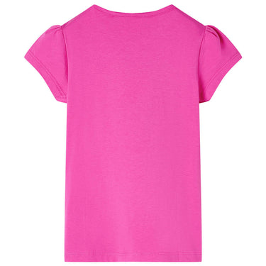 Vidaxl kindershirt met kapmouwen 104 donkerroze