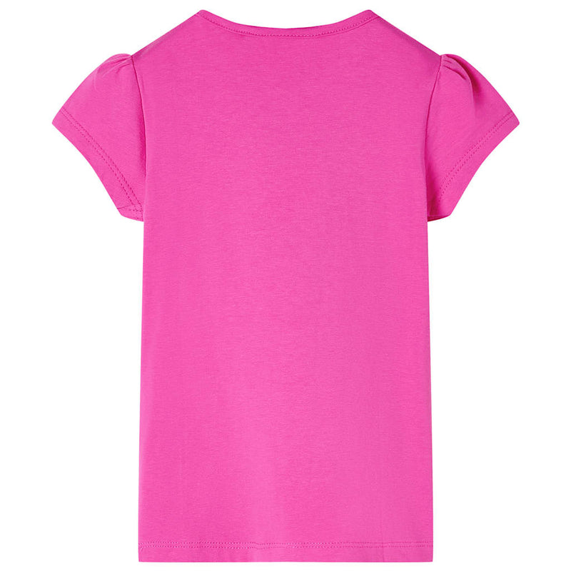 Load image into Gallery viewer, VidaXL Kindershirt met kapmouwen 104 donkerroze
