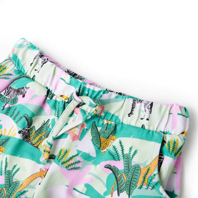 Load image into Gallery viewer, VidaXL Kindershorts met trekkoord 128 lichtmintkleurig
