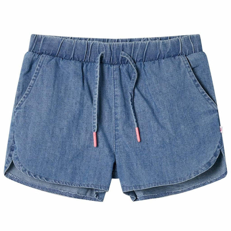 Load image into Gallery viewer, Vidaxl kindershorts 104 denimblauw
