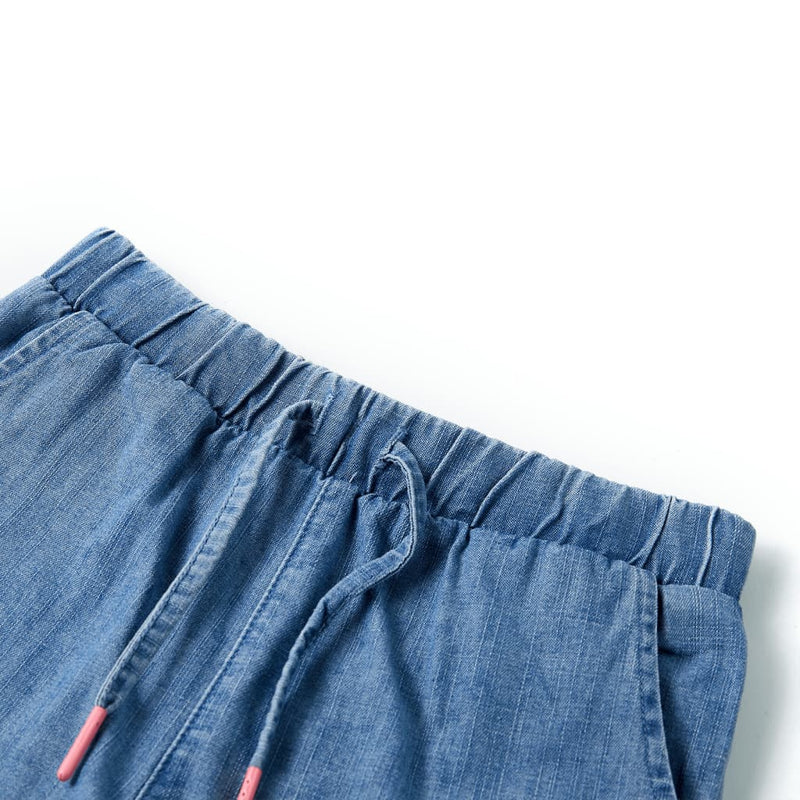 Load image into Gallery viewer, Vidaxl kindershorts 104 denimblauw
