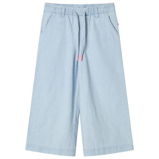Vidaxl kinderbroek 116 zachtdenimblauw