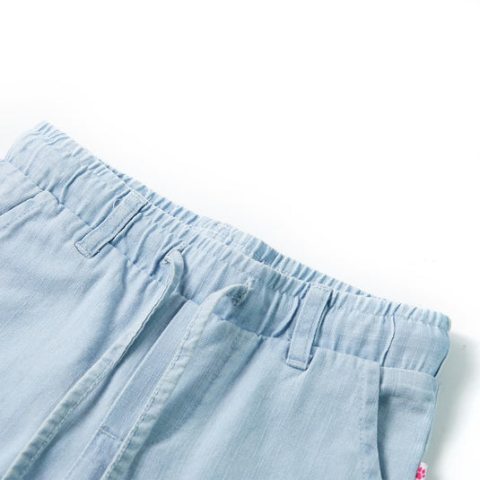 Vidaxl kinderbroek 116 zachtdenimblauw