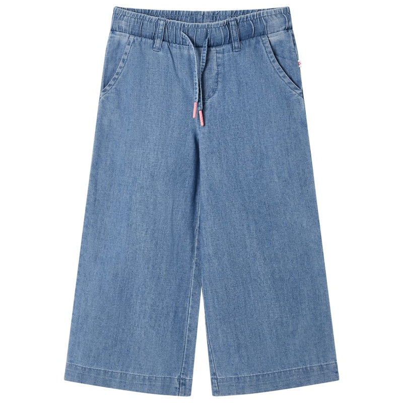 Load image into Gallery viewer, Vidaxl kinderbroek 116 denimblauw
