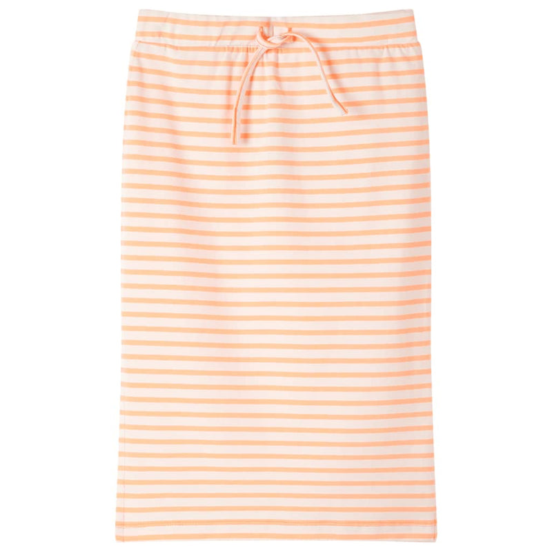 Load image into Gallery viewer, VidaXL Kinderrokje recht met strepen 116 fluorescerend oranje
