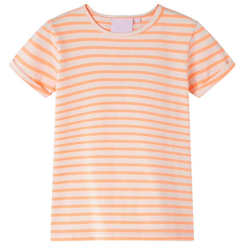 Load image into Gallery viewer, Vidaxl kindershirt 128 neonoranje
