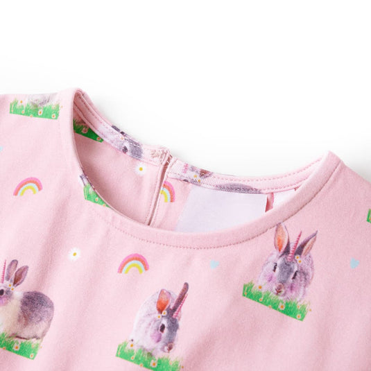 VidaXL Kinderjurk 92 lichtroze