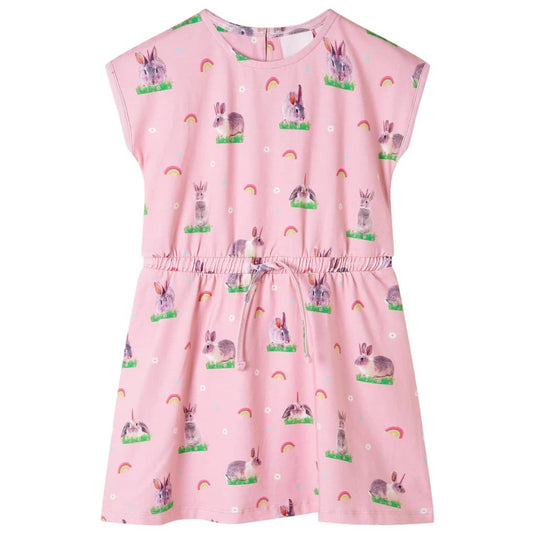 Vidaxl kinderjurk 104 lichtroze