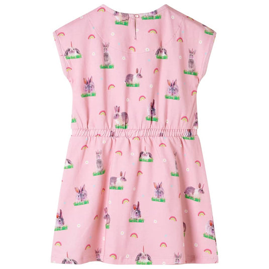 Vidaxl kinderjurk 104 lichtroze