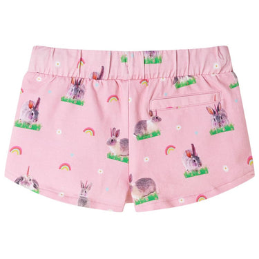 Vidaxl kindershorts met trekkoord 128 lichtroze