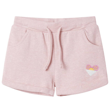 Vidaxl kindershorts met trekkoord 116 gemengd lichtroze