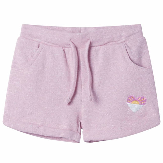 Vidaxl kindershorts met trekkoord 128 gemengd lila