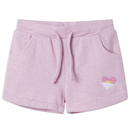 Vidaxl kindershorts met trekkoord 140 gemengd lila