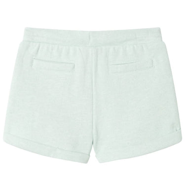Vidaxl kindershorts met trekkoord 128 gemengd lichtmintkleurig